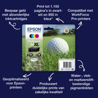 Epson inktcartridge 34XL, 950 pagina's, OEM C13T34764010, 4 kleuren - thumbnail