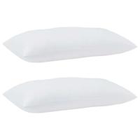 Dekbed met Kussens Geruit 3 pcs Wit 260 x 220 cm Microfibre - thumbnail