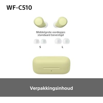 Sony WF-C510 Oordopjes Geel - thumbnail