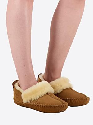 Warmbat Pantoffels Barrine BAR341025 Cognac Bruin-36 maat 36