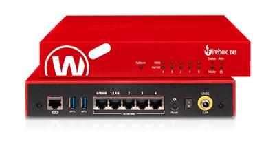 Ruil tot WatchGuard Firebox T45 met 1-jaar Total Security Suite (WGT45671)