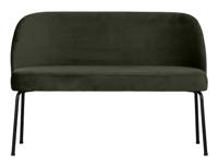 WOOOD Eetkamerbank 'Vogue' Velvet, kleur Donkergroen - thumbnail