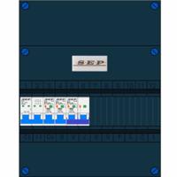 SEP groepenkast 2 aardlekautomaten B16 30mA + kookgroep aardlekautomaat B16 30Ma 400V - thumbnail