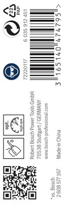 Bosch Accessoires Metaalboren HSS-G, Standard 1,9 x 22 x 46 mm 10st - 2608585474 Bosch Accessoires Metaalboren HSS-G, Standard 1,9 x 22 x 46 mm 10st - 2608585474