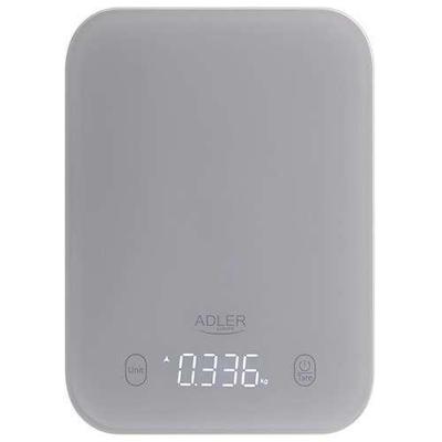 ADLER keukenweegschaal AD 3181 grijs