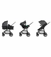 BEBECONFORT HAZE 3 in 1 i-Size kinderwagen - Reiswieg + Autostoel Gr0+ Inclusief regenhoes - geboorte tot 22 kg, Getint grijs - thumbnail