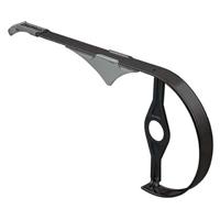 Hebie kettingscherm 38-42tds 195mm 0394 alu zwart - thumbnail