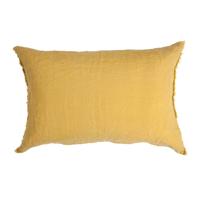 Sierkussen Casual Linnen - Okergeel - thumbnail