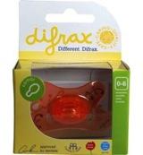 Difrax Fopspeen natural 0-6 maanden assorti 1 Stuks - thumbnail