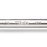 Beta Gebogen pijpsleutels, twaalfkant en zeskant verchroomd 937 13X13 - 009370013 - thumbnail