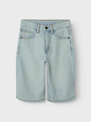 Name it zomer short jongens - vintage licht blauw denim - Nkmryan