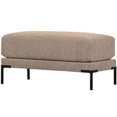 vtwonen Couple Poef - Polyester - Mud Melange - 44x50x100