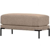 vtwonen Couple Poef - Polyester - Mud Melange - 44x50x100 - thumbnail