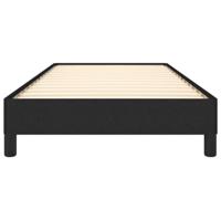 Bedframe stof zwart 90x200 cm - thumbnail