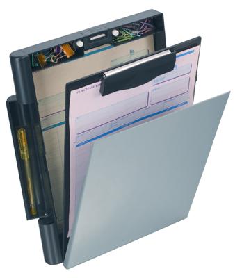 Klembordkoffer Oic 83356 kopklem top opening grijs Klembordkoffer Oic 83356 kopklem top opening grijs