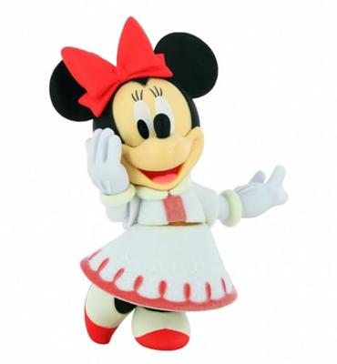 Disney Characters Fluffy Puffy Figure - Minnie (Ver. A)