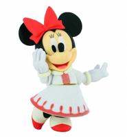 Disney Characters Fluffy Puffy Figure - Minnie (Ver. A) - thumbnail
