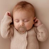 Difrax LOVI Prime Pacifier 18+ Months - Granola/Orange - thumbnail