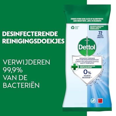 Dettol Hygienische Doekjes Maxi Hygiene Pack 72 Stuks bij Jumbo Dettol Hygienische Doekjes Maxi Hygiene Pack 72 Stuks bij Jumbo