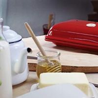 Emile Henry Broodbakvorm voor 3 baguettes - Fusain - thumbnail