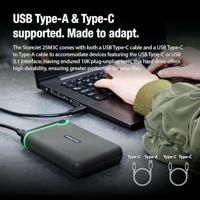 Transcend StoreJet® 25M3C 2 TB Externe harde schijf (2,5 inch) USB-C 3.2 Gen 2 Donkergrijs TS2TSJ25M3C - thumbnail