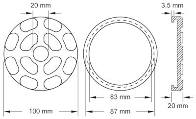 KS Tools 160.0591 Rubberen kussen