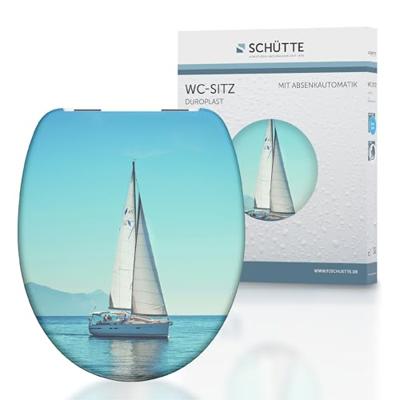 Schutte Duroplast WC-bril SAILING met soft-close
 82148 - thumbnail