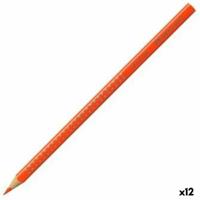 Kleurpotloden Faber-Castell Colour Grip Donker oranje (12 Stuks) - thumbnail