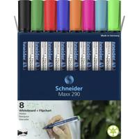Schneider Schreibgeräte Whiteboard-Marker Maxx 290 8er Set sortiert, 6+2 Aktion 129098 Whiteboardmarker 8 stuk(s) - thumbnail