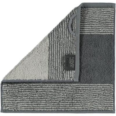 Cawö Cawö Two-Tone Gezichtsdoekje Leisteen 30x30