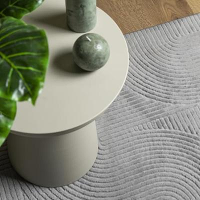 VidaXL Vloerkleed iza laagpolig scandinavisch 120x170 cm grijs VidaXL Vloerkleed iza laagpolig scandinavisch 120x170 cm grijs