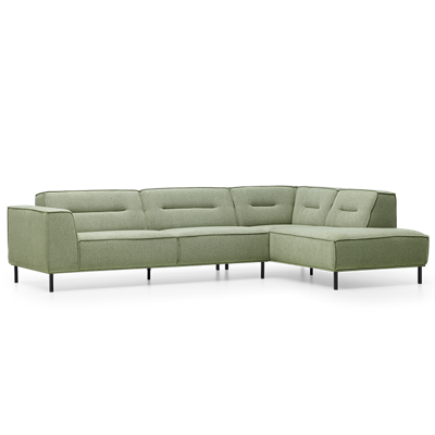 Hoekbank Bora Lichtgroen Stof Hoekbank Bora Lichtgroen Stof