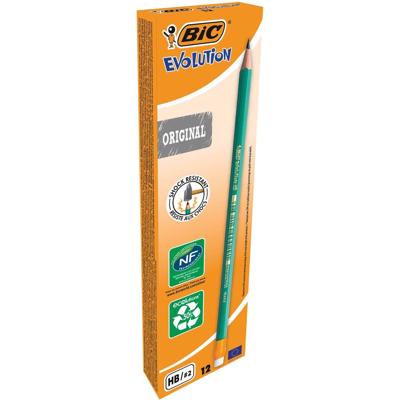 Potlood bic evolution ecolutions 655 hb met gumtop