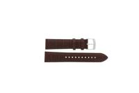 Horlogeband Seiko 7T92-0LT0 / SNDC31P1 / 4LR2JE Croco leder Bruin 20mm - thumbnail