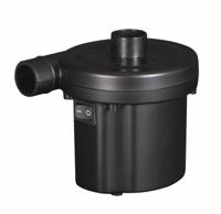 Materasso gonfiabile doppio floccato BESTWAY Horizon + Pompa elettrica Sidewinder + Borsa - 2 posti - Blu - thumbnail