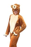 Onesie Beertje Verkleedpak Volwassenen - thumbnail