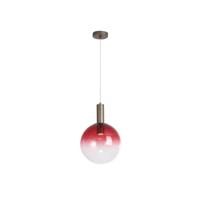 Searchlight Design hanglampOmbre rood glas - 24183-1RE - thumbnail