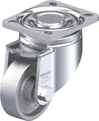 Blickle LH-G 80G Zwenkwiel Wieldiameter: 80 mm Draagvermogen (max.): 250 kg 1 stuk(s)