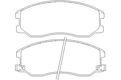 Remblokken set 2451001