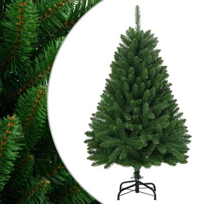 VidaXL Kunstkerstboom met scharnieren met standaard 120 cm groen VidaXL Kunstkerstboom met scharnieren met standaard 120 cm groen