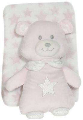 Interbaby babydeken en knuffel Beer 80 x 110 cm pluche