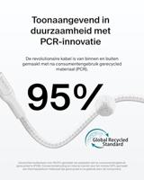 USB-kabel Belkin CAB025HQ1MWH - thumbnail