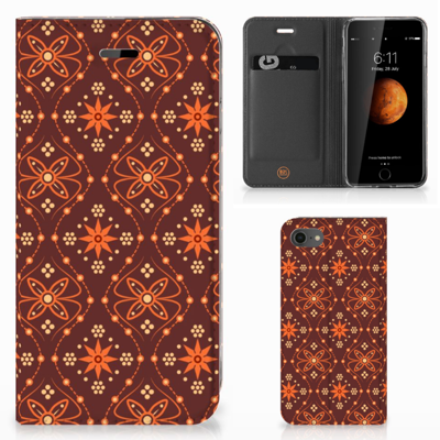 iPhone 7 | 8 | SE (2020) | SE (2022) | Hoesje met Magneet | Batik Brown