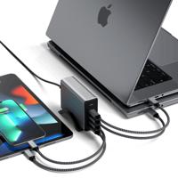 Satechi USB-C 4-port GaN oplader (165W) - Space Gray - thumbnail