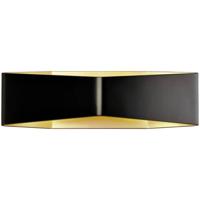 SLV WandlampCariso WL-4 zwart met goud - 151740 - thumbnail