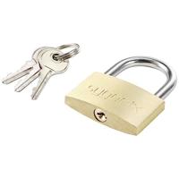 Sygonix SY-5045284 Hangslot 39.8 mm Deels gelijksluitend Goud-geel Sleutelslot - thumbnail