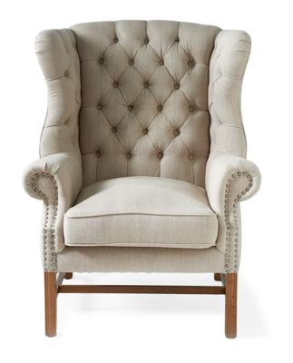 Rivièra Maison Fauteuil 'Franklin Park' Linen, kleur Flax Rivièra Maison Fauteuil 'Franklin Park' Linen, kleur Flax