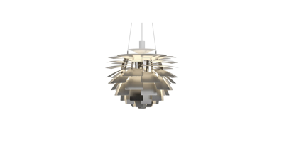 Louis Poulsen PH Artichoke 600 Hanglamp - E27 100W - RVS