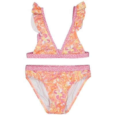 Quapi Meisjes bikini - Bibine - AOP bloemen wit