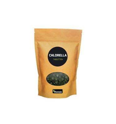Hanoju Chlorella tabletten papier zak 2500 Tabletten